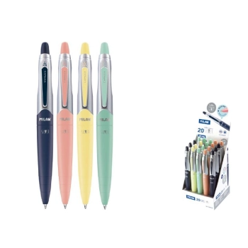 Długopis Milan Capsule Silver niebieski 1,0mm (1765649120)