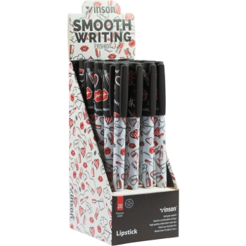 Długopis olejowy Vinson LIPSTICK A08 USTA niebieski 0,7mm