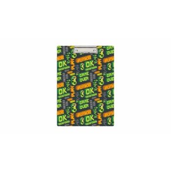 Deska z klipem (podkład do pisania) Biurfol Game A4 - mix nadruk (KHN-01-20)