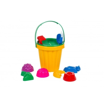 Zestaw do piasku Leszko z foremkami 18,5cm