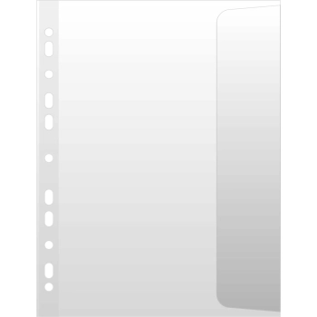 Koszulki na dokumenty Donau groszkowe A4 kolor: przezroczysty prawy bok 100 mic. (1745910PL-00)