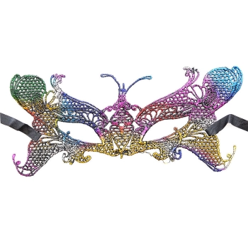 Maska Arpex Subtelna wielobarwna koronkowa (KM4282)