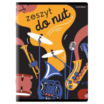 Zeszyt TOP-2000 muzyka A4 16k. 70g pięciolinia [mm:] 210x300 (400160630)