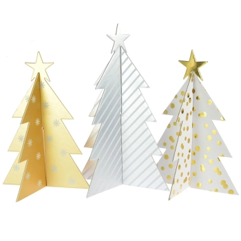 Zestaw kreatywny Arpex błyszczące choinki (BN7818)