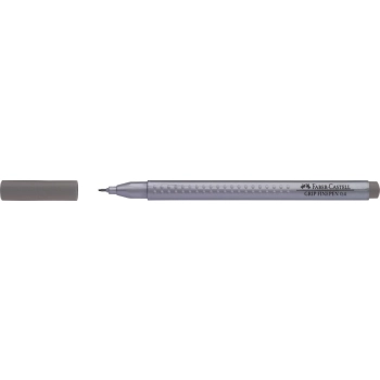 Cienkopis Faber Castell Grip Finepen, szary 0,4mm 1kol. (FC151672)