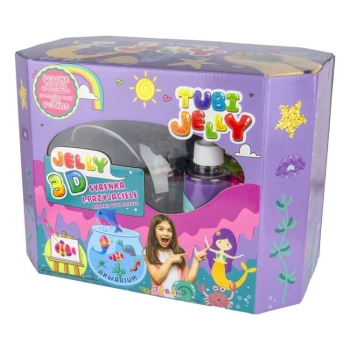 Zestaw kreatywny Tuban TUBI JELLY 8 KOLORÓW + DUŻE AKWARIUM SYRENKA (TU 3333)