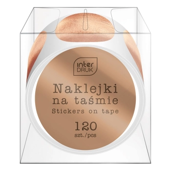 Naklejka (nalepka) Interdruk GLAM na taśmie (120szt)