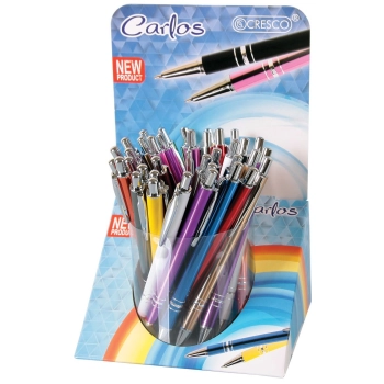 Długopis X22 Cresco Carlos Carlos Tauch (mix) niebieski 1,0mm (451006)