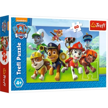 Puzzle Trefl Psi Patrol 60 szt gotowi do akcji 60 el. (17321)