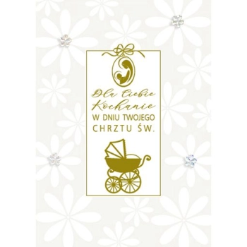 Kartka składana Pol-mak Imieniny B6 (B6LUX)