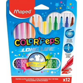 Flamaster Maped Colorpeps 12 kol. (845020)