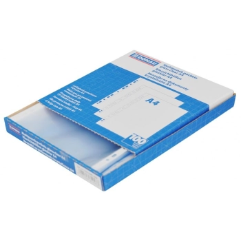 Koszulki na dokumenty Donau krystaliczna A4 kolor: transparentna typu U 45 mic. (1765100PL-00B)