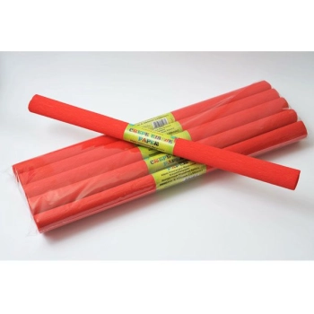 Bibuła marszczona Titanum 07 czerwona jasna 500mm x 2000mm