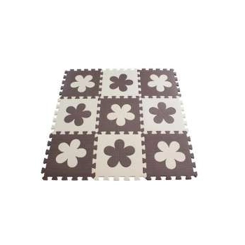 Mata dla malucha Askato piankowa kwiaty 9 elementów