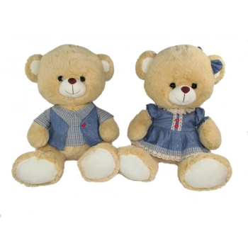 Pluszak Sun-Day Miś w ubranku 2 wzory [mm:] 420 (162779)