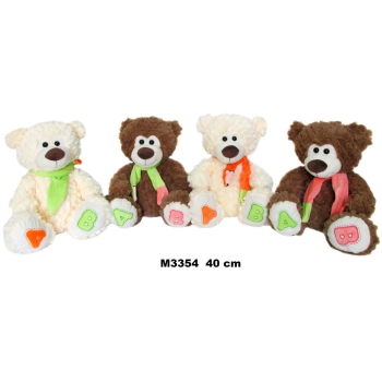 Pluszak Sun-Day Miś z szalikiem 2 kolory [mm:] 400 (144058)