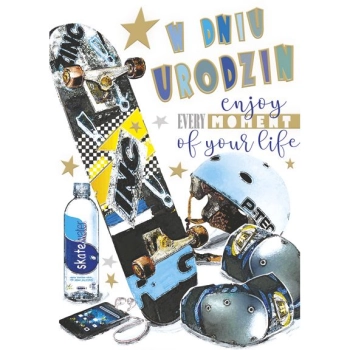 Kartka składana Pol-mak Imieniny B6 (B6LUX)