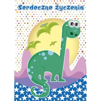 Kartka składana Pol-mak Imieniny B6 (B6LUX)