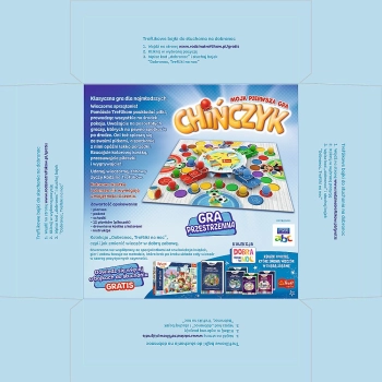 Gra planszowa Trefl chińczyk Chińczyk Moja pierwsza gra Rodzina Treflików (02056)