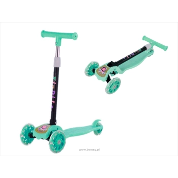 Hulajnoga Bemag 3-kołowa miętowa