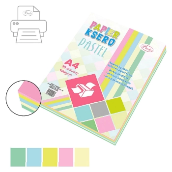 Papier kolorowy Protos A4 - mix 160g
