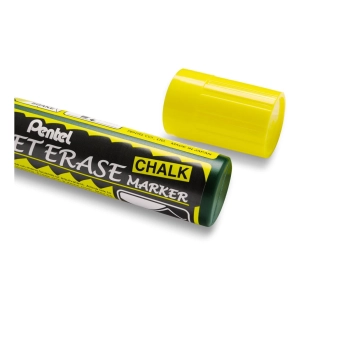 Marker suchościeralny Pentel marker, żółty ścięta końcówka (SMW56-)