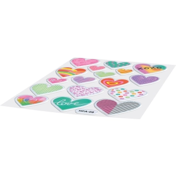 Naklejka (nalepka) Titanum Craft-Fun Series wypukła serca (HFA-008)