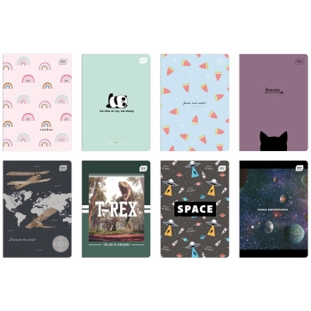 Zeszyt Interdruk A5 32k. 70g podwójna linia kolor (ZE32KFL)