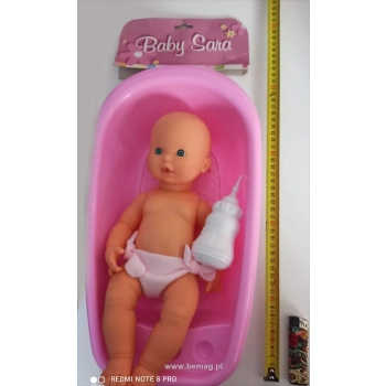 Lalka Bemag bobas w wannie