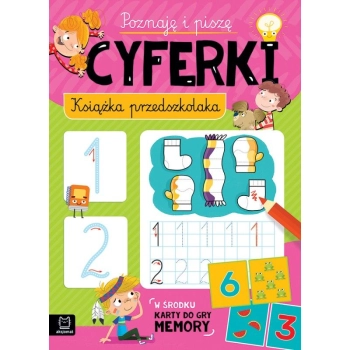 Książeczka edukacyjna Aksjomat Poznaję i piszę cyferki. Książka przedszkolaka (3220)