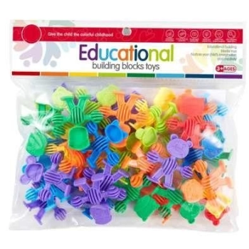 Klocki pozostałe Askato liczmany zwierzątka (102160)