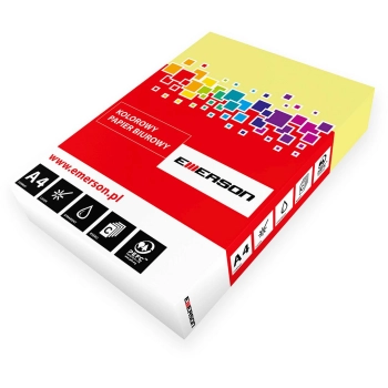 Papier kolorowy Emerson kolorowy A4 - kanarkowy 160g [mm:] 210x297 (xem416003)