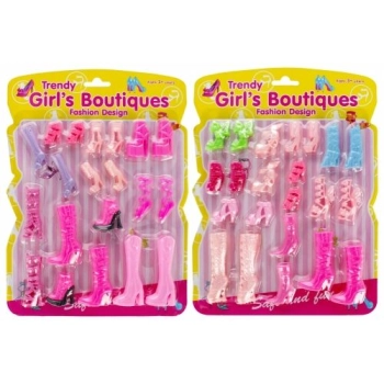 Zestaw akcesoriów dla lalek Mega Creative buty dla lalek, mix (499542)