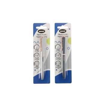 Długopis Rexus niebieski 1,0mm (5901276103608)