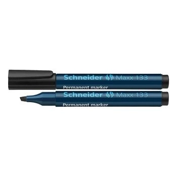 Marker permanentny Schneider Maxx 133, czarny 4,0mm ścięta końcówka (SR113301)