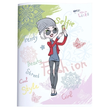 Zeszyt Strigo Hejka tu Lenka A5 16k. krata (SPA041)