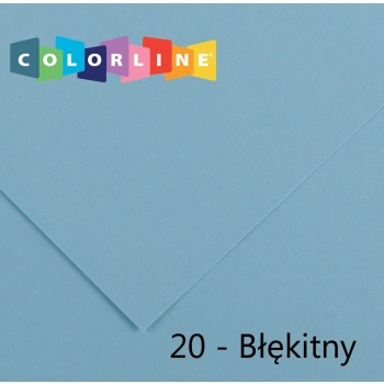 Brystol Canson Colorline 20 błękitny 150g 10k [mm:] 500x650 (200041396)