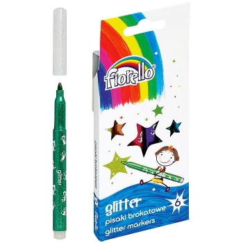 Flamaster Fiorello Glitter 6 kol. (GR-118)