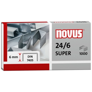 Zszywki 24/6 Novus 1000 szt (040-0158)