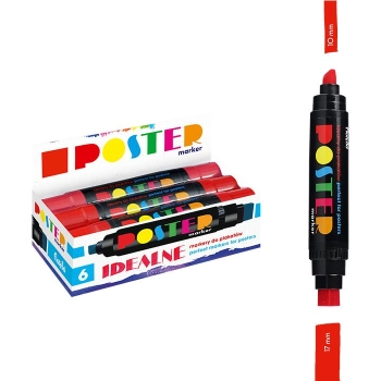 Marker do papieru Grand GR-1712, czerwony (160-2242)