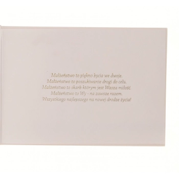 Kartka składana Agamis Ślub A5