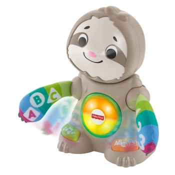 Zabawka dźwiękowa Fisher Price interaktywny leniwiec (GHY92)