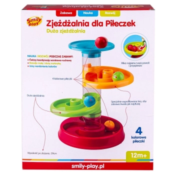 Zabawka edukacyjna Smily Play Zjeżdżalnia dla piłeczek (SP82933)