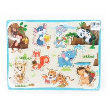 Puzzle Bigtoys DREWNO ZWIERZĘTA (BPUZ1852)