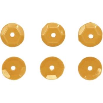 Cekiny Titanum Craft-Fun Series okrągłe 7mm żółty ciemny 14g