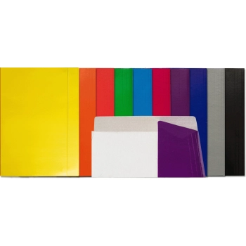 Teczka kartonowa na gumkę Barbara A4+ kolor: fioletowy 350g