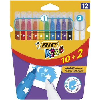Flamaster Bic Kids Colour & Erase 12 kol. (920295)