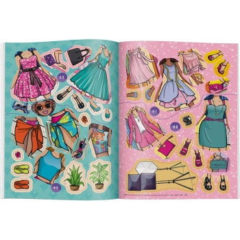 Książka dla dzieci Ameet Barbie?. Brokatowe Ubierank