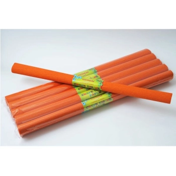 Bibuła marszczona Titanum marszczona 06 pomarańczowa ciemna 500mm x 2000mm