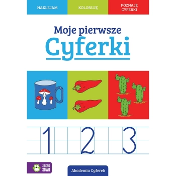 Książeczka edukacyjna Zielona Sowa Moje pierwsze cyferki